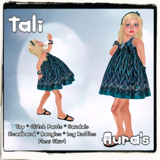 *Aura's* Tali Dress - Blue