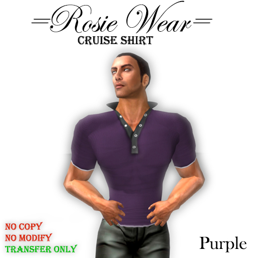 =Rosie Wear= Cruise Shirt_Purple