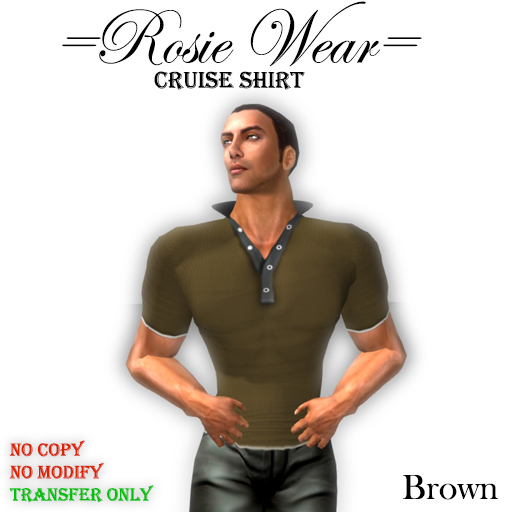 =Rosie Wear= Cruise Shirt_Brown
