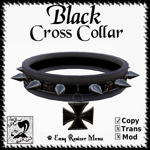 Black Cross Collar