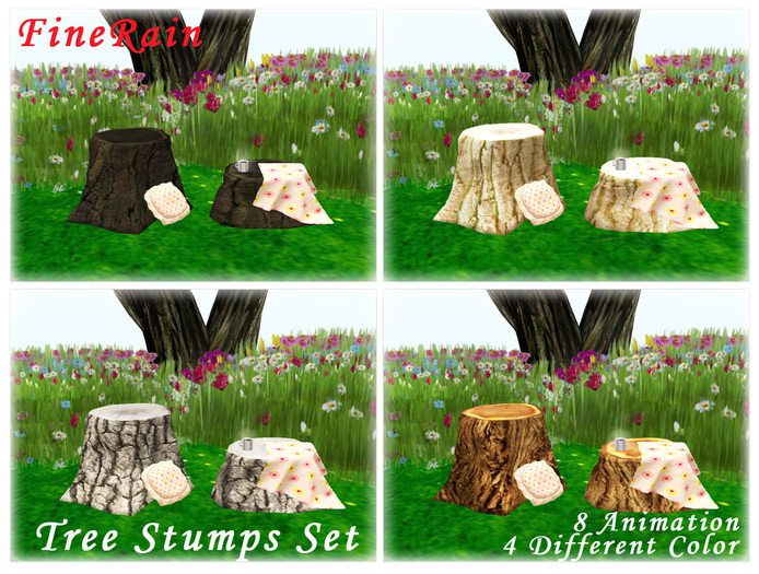 Tree Stumps Set