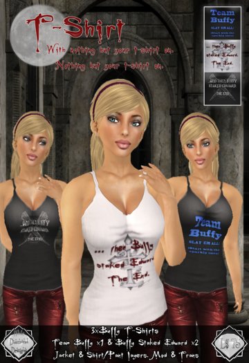 Buffy T-Shirts: Team Buffy & Buffy Staked Edward