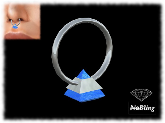 !NB!_NoBling: Nose Ring Silver Pyra Water