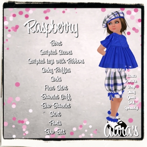 *Aura's* Raspberry - Blue