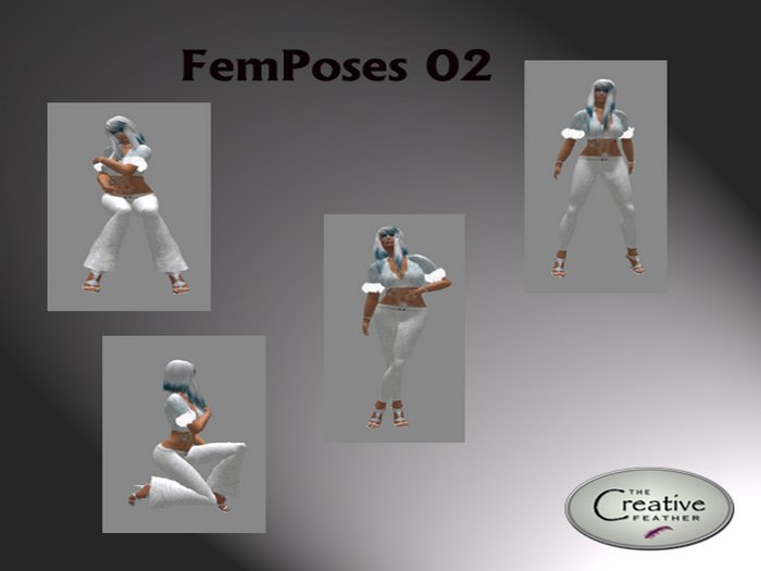 TCF "FemPoses02" FP single poses