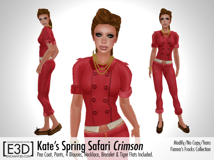 [E3D] Enchant3D - Kate's Spring Safari Crimson (Boxed)