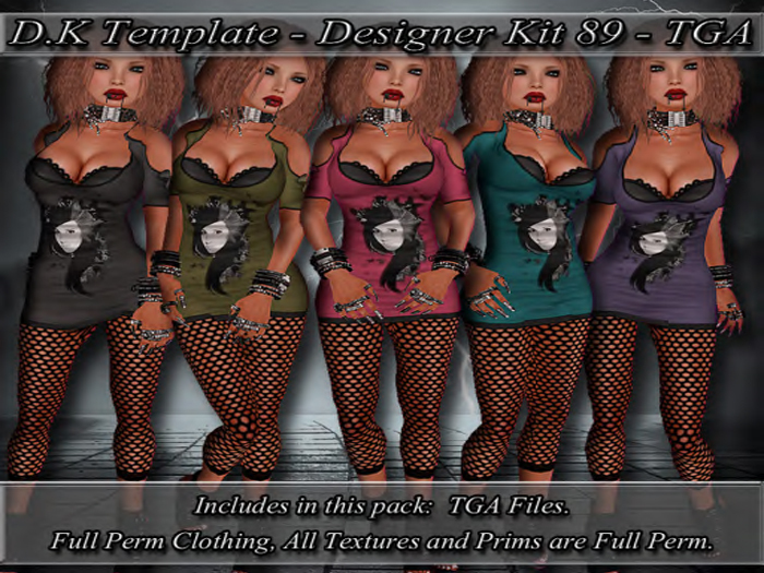 D.K Template - Designer Kit 89 - TGA