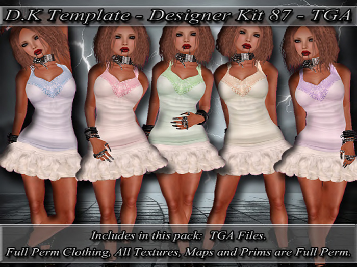 D.K Template - Designer Kit 87 - TGA
