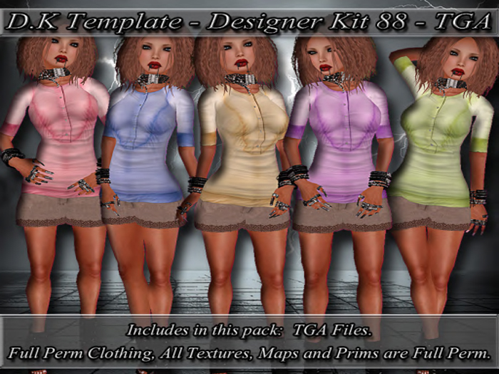 D.K Template - Designer Kit 88 - TGA