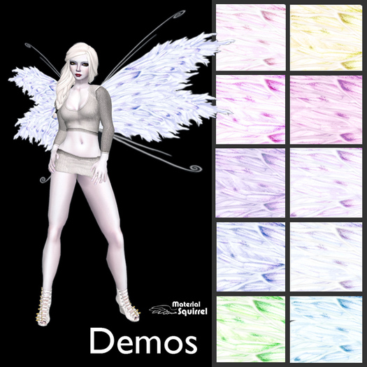 Aire Butterfly Wings DEMOS - Flexi Scripted Butterfly Wings by Material Squirrel