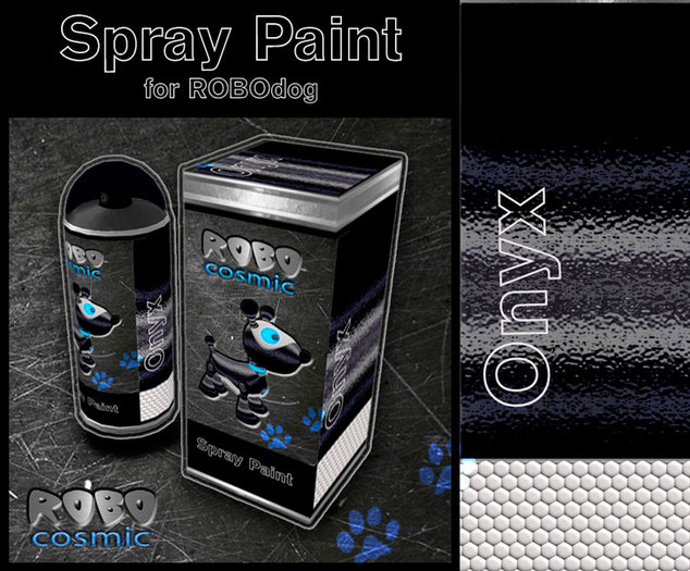Second Life Marketplace Spray Paint for ROBOdog /Onyx/
