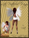 *Goddess* Leto White Feathered Wings