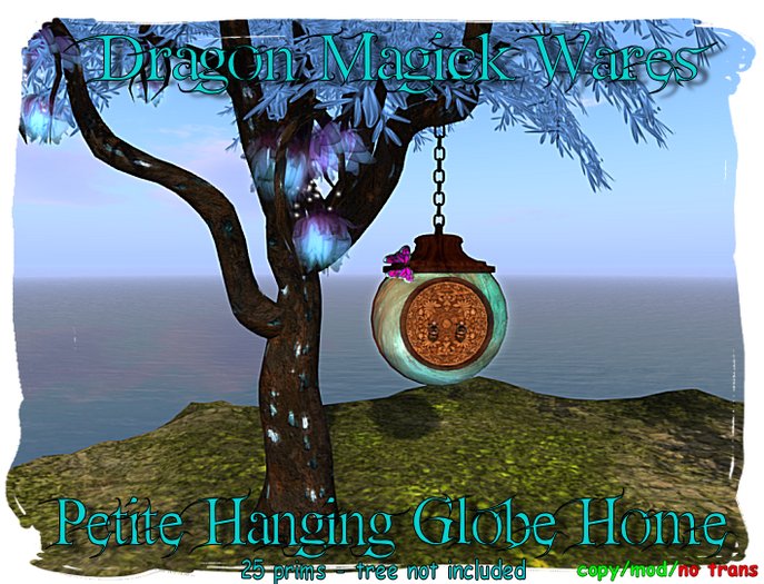 Dragon Magick Wares Petite Hanging Globe Home