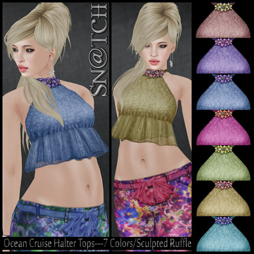 :::Sn@tch Ocean Cruise Halters:::