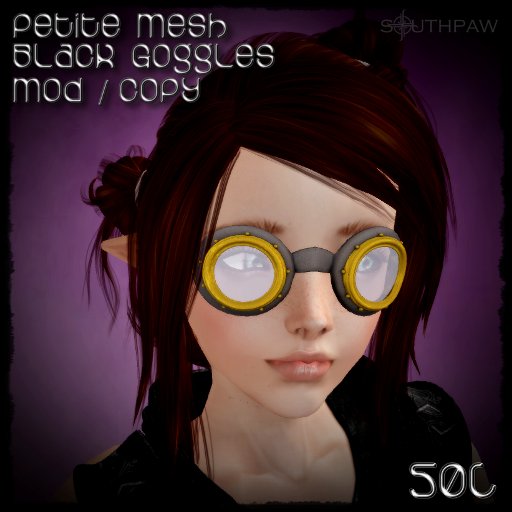 <SPS> Petite - Black Goggles