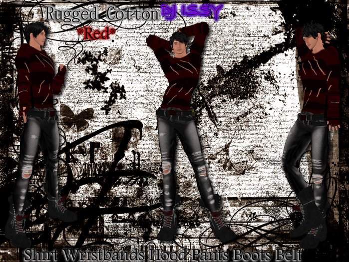 Rugged Cotton *Rugged Red* M BOXED