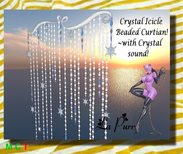 Crystal Icicle Beaded Curtian!