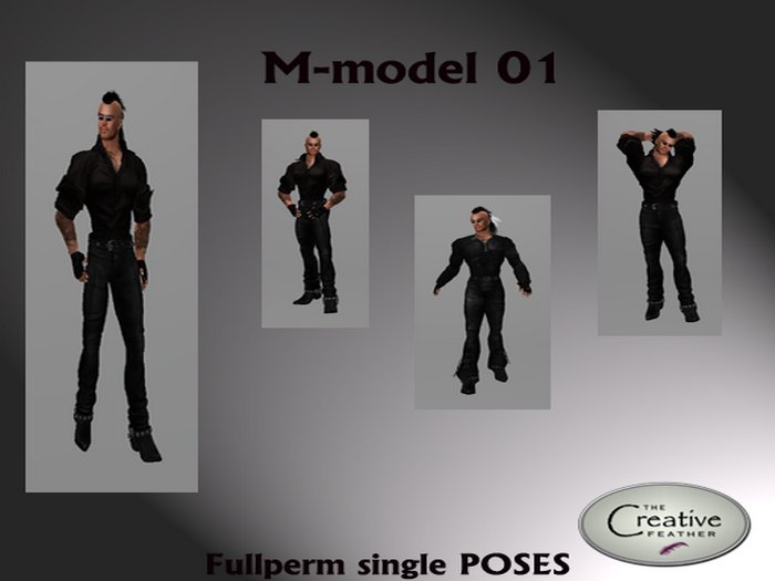 TCF "Male model 01" FP single poses