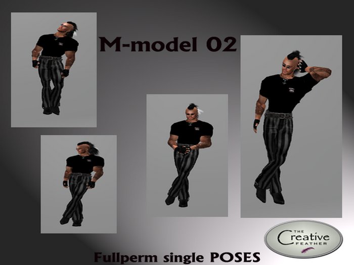 TCF "Male model 02" FP single poses