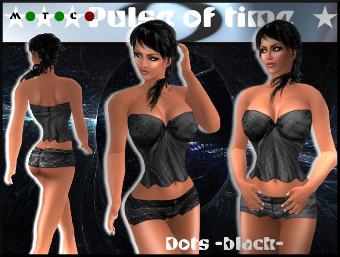 Pulse of time Dots Black