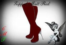 ~TB~ Red Zipped Boots