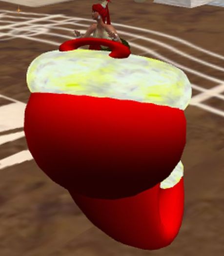 SantaHat Spaceship Fly