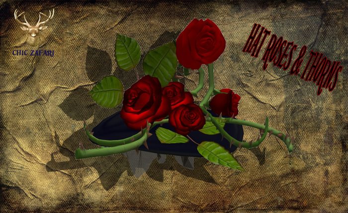 [ChicZafari] - Hat Roses and Thorns