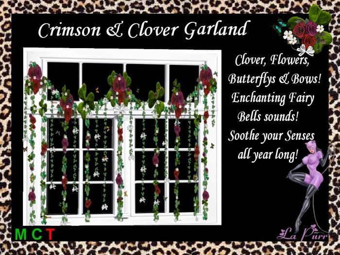 Crimson & Clover Garland!