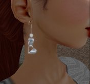DD Linked Hearts Earrings Silver