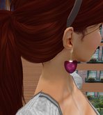 ! DD Heart Earth Earrings Silver