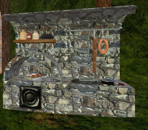Outdoor Grill  - Stone