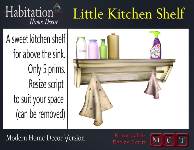 Habitation  - Little Kitchen Shelf - Modern Decor