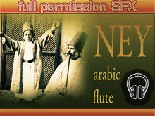 Oriental Ney Flute music looped. Arabic far Eastern melody of the Djinn, thrall drivers, and spirit warrior.