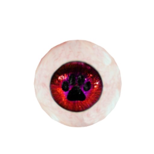 Chinchilla Eyes - Paws - Red