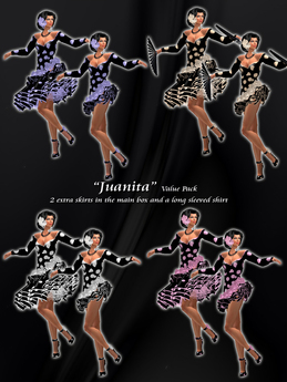 Second Life Marketplace - G&T Flamenco senorita Juanita white spanish ...