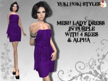 YHS Mesh Lady Dress Purple