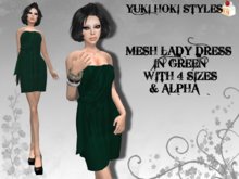 YHS Mesh Lady Dress Green