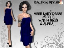 YHS Mesh Lady Dress Blue