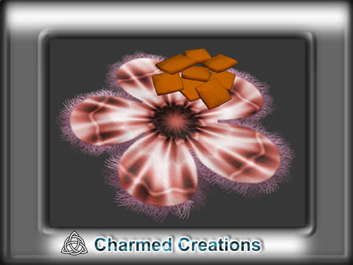 Cuddle Kiss Rug Flower Orange Incl Cuddle Kiss Menu *