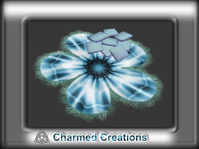 Cuddle Kiss Rug Flower Blue Incl Cuddle Kiss Menu *