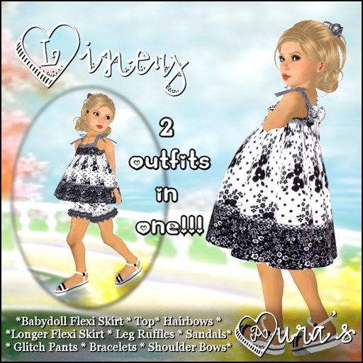 *Aura's* Liney Dress Outfit