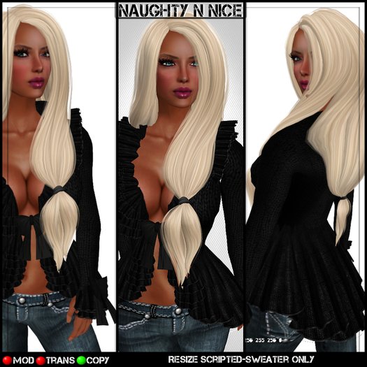 NN Heather Sweater Black