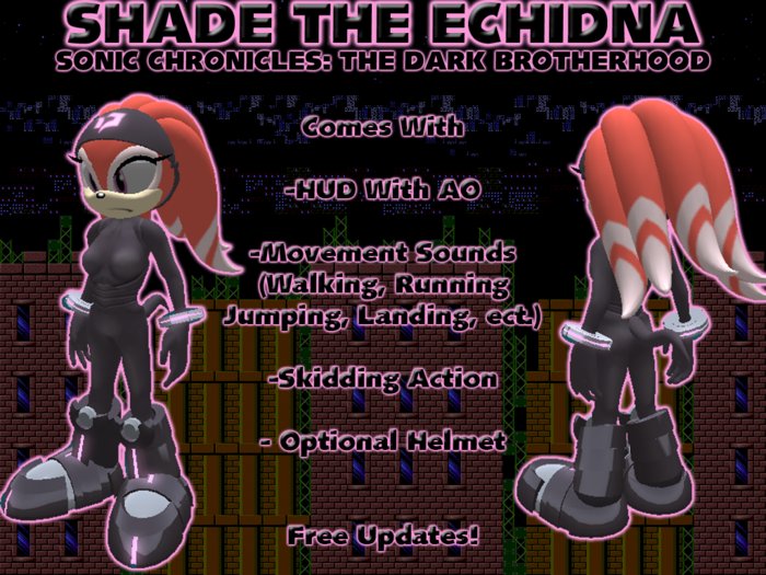 (LCD) Shade the Echidna Avatar