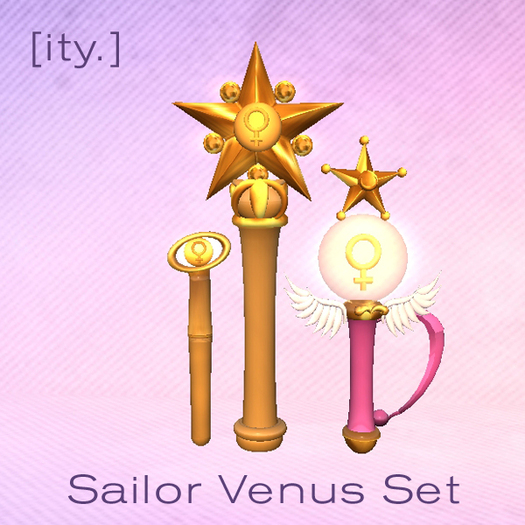 [ity.] Sailor Venus Wands Set