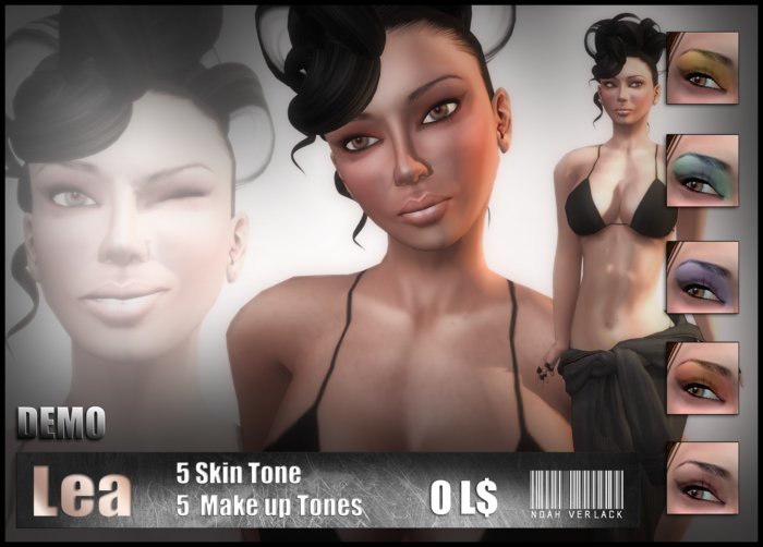 Lea -  Female High Resolution Skin Demo