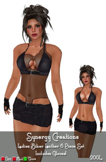 Synergy ~ Ladies Biker Leather