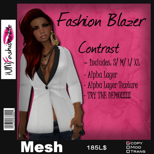 {uF} Fashion Blazer - Contrast