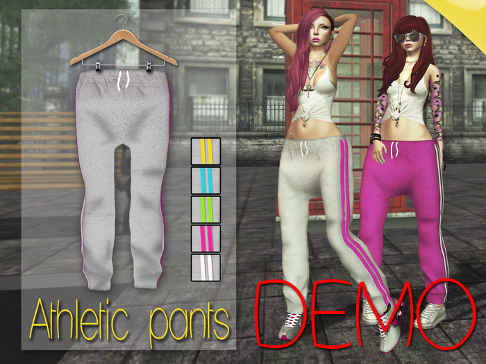 .::[NerdMonkey*Clothes]-[athletic pink DEMO]