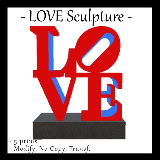 LOVE Sculpture box