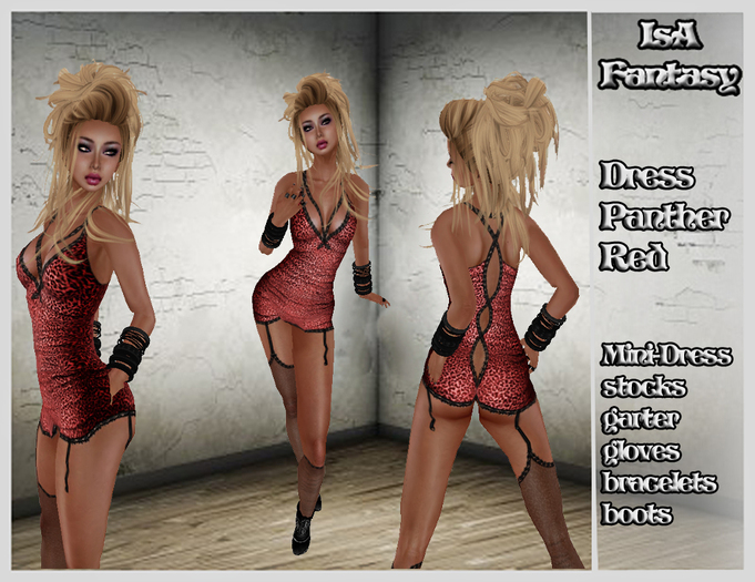Dress Panther Red